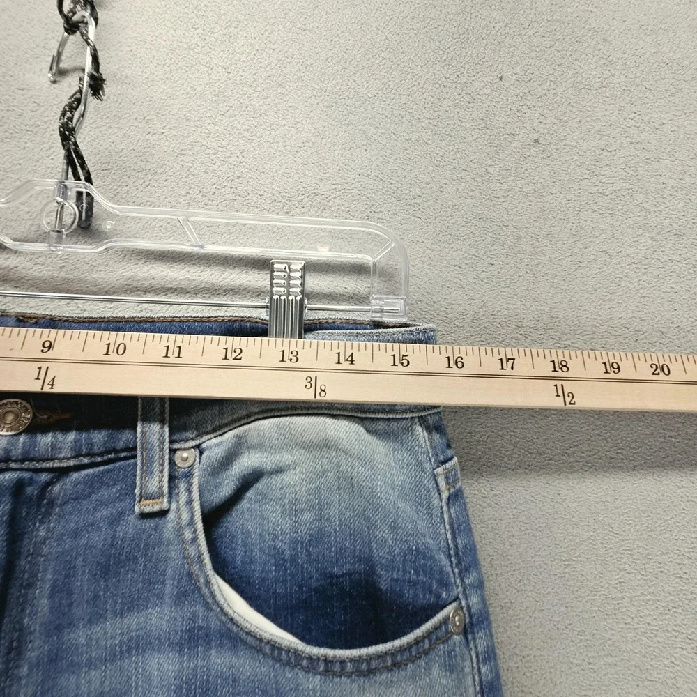 7 For All Mankind Jeans Mens 31x32 Blue Adrien Slim Tapered Light Wash Stretch